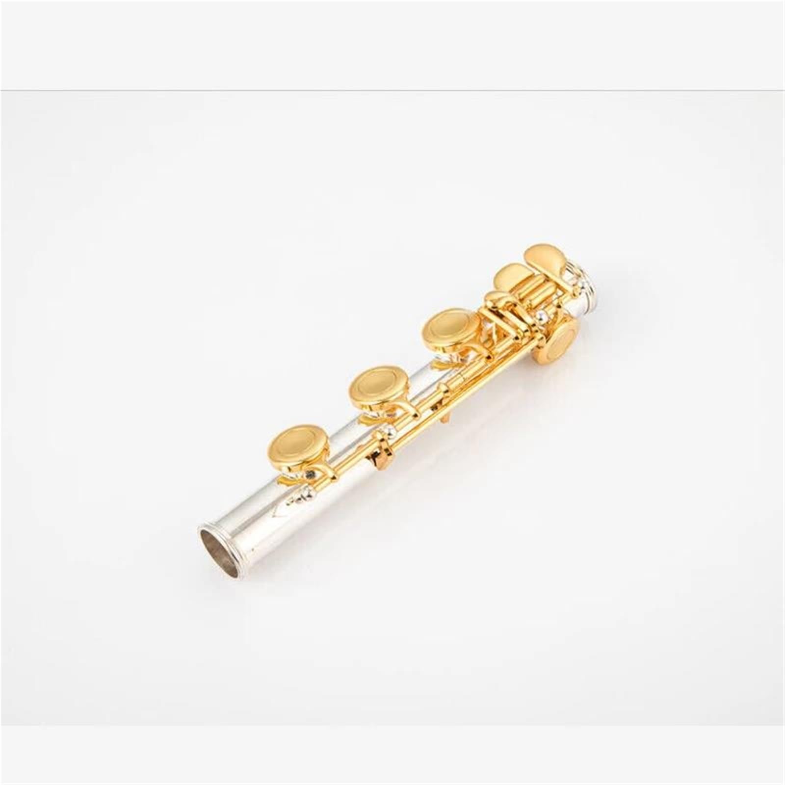 Flûte Performance Professionnelle Flûte Professionnelle C 17 Trou Ouvert Instrument À Clé Plaqué Argent Et Or Avec Accessoires