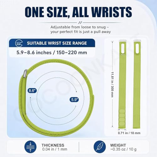 Image of Stretch Nylon Sport Strap Compatible For Google Fitbit Air (Only Strap)