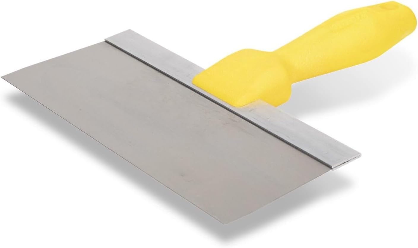 6 Pack Wal-Board Tools 021-040 10" x 3" Stainless Steel Blade Taping Knife with Textured Handle (THS-10) (40080)