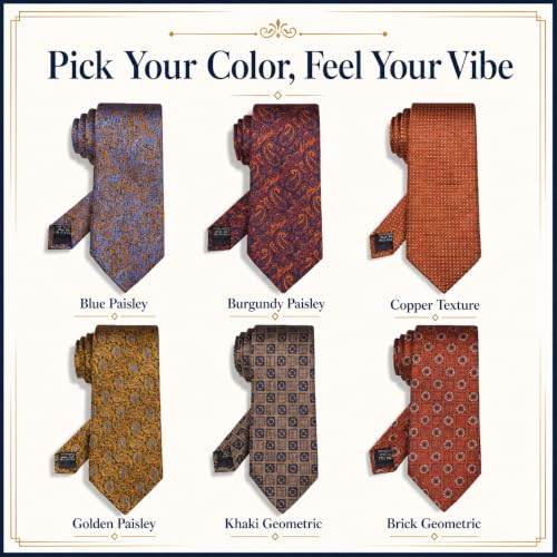 Image of WeiShang Neckties for Men, Classic Formal Tie