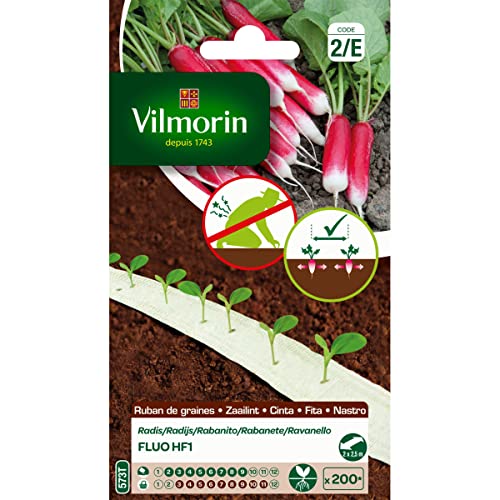 Vilmorin - Ruban de graines Radis Fluo HF1 5m