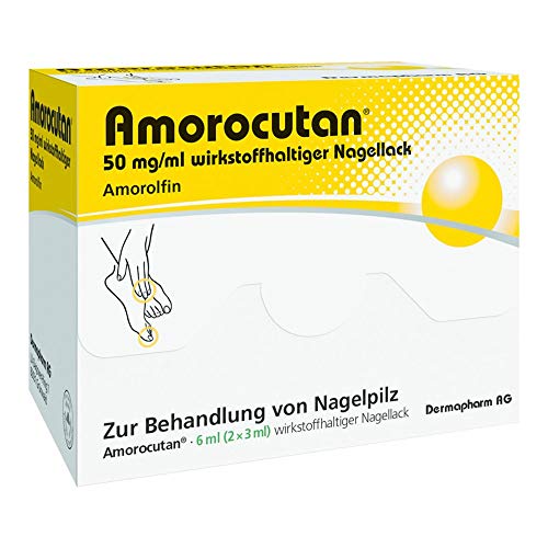 AMOROCUTAN 50 mg/ml wirkstoffhaltiger Nagellack 6 ml