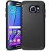 S7 Edge Case, Galaxy S7 Edge Case, MoboZx [Dual Layer] Tough-Armor-Shield Protective Slim Heavy-Duty [Corner Protection] Scratch-Resistant Shock-Proof TPU Bumper For Samsung Galaxy S7 Edge (Black)
