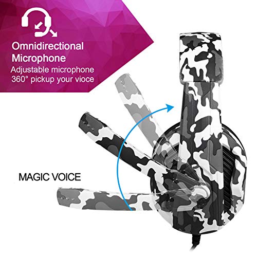 Andoer KUBITE T-173 3,5 mm Fones de ouvido para jogos com fio Fone de ouvido de música Fone de ouvid