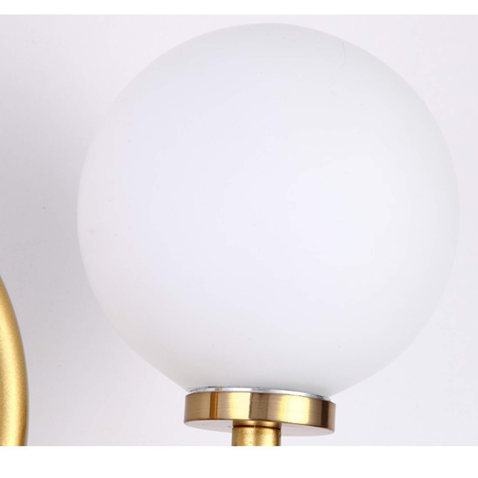 ZHSHYS Retro-Wandlampe, industrielle Wandleuchte, Doppelkopf-Glaslampenschirm, Wandleuchte, Beleuchtungskörper für Schlafzimmer, Wohnzimmer, Flur, dekorieren, G4-Quelle, 240 V, Gold