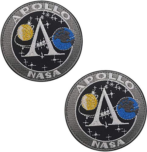 Patchs NASA Apollo lot de 12 écussons brodés 60e anniversaire du programme spatial - 7