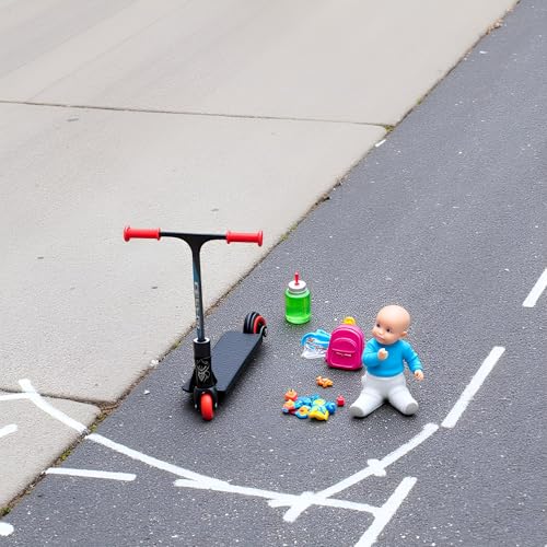 Finger-Scooter-Set, Scooter, Finger-Skateboard, Lernrad, Miniatur-Trick-Roller, Skateboard-Trainingsrequisiten, 2 Stück