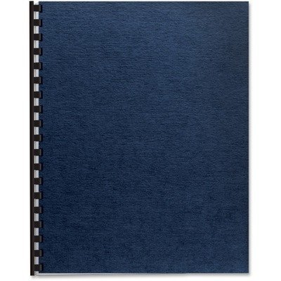 Fellowes Fellowes Products - - Linen Texture Binding System Covers, 11-1/4 x 8-3/4, Navy, 200/Pack - Sold As 1 Pack