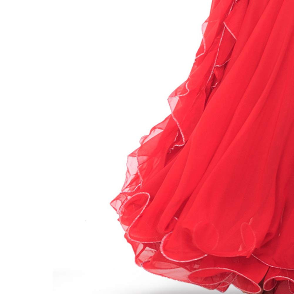 ROYAL SMEELA Falda Danza del Vientre Mujer Traje de Falda Larga Danza del Vientre Vestido Falda Gasa de práctica de Baile Falda Flamenca Disfraz Mujer
