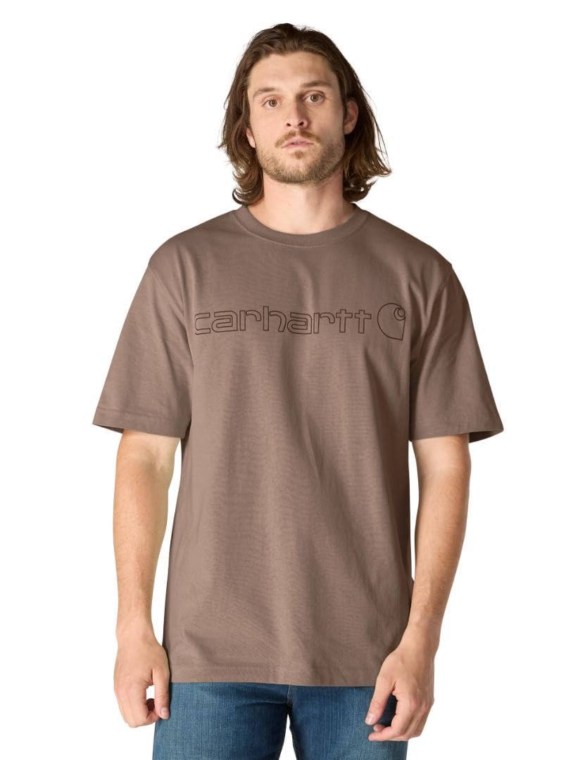 Carhartt Dearborn Herren-T-Shirt mit lockerem Logo, 4X-Groß
