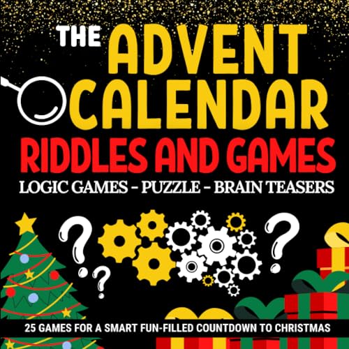 Advent Calendar Riddles and Games: A family advent calendar, suitable for both children and adults | A gift book for the run up to Christmas packed … A fun-filled and original gift for December!