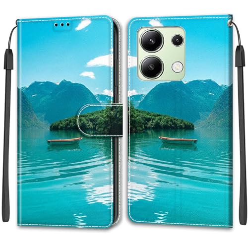 Cover per Xiaomi Redmi Note 13 4G Non per 5G con Slot per Schede Funzione Stand Flip Portafoglio Custodia Compatibile Note 13 4G Non per 4G