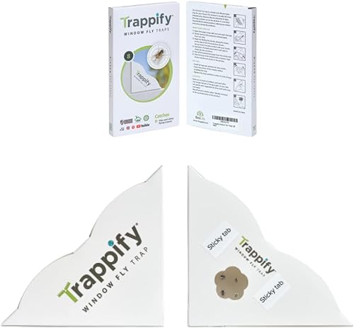 Miniatura 9 de Trappify Trampa para moscas para interiores trampas para moscas de ventana para el hogar  Trampas para moscas de frutas para interiores, trampas
