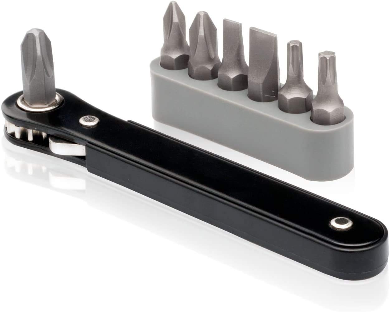 Buy Mini Flat Ratcheting 1/4 HEX Bit Driver Wrench and Driver