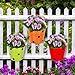 FERIAL 2PCS Artificial Silk Pansy Wildflower UV Resistant Plants Fake Outdoor Flowers Faux Impatiens for Window Box Wedding Party Outside Garden Porch Decor（Pink）