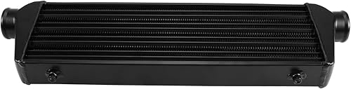 PHILTOP Intercooler universal de ES de 27"x7"x2.5" * 2.5", intercooler negro del turbocompresor
