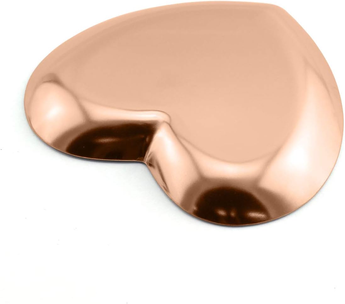 1 Piece Rose Gold Luxurious Metal Storage Tray Heart Shaped Jewelry Display Tray Home Decoration Serving Plate Craft For Table Organizer