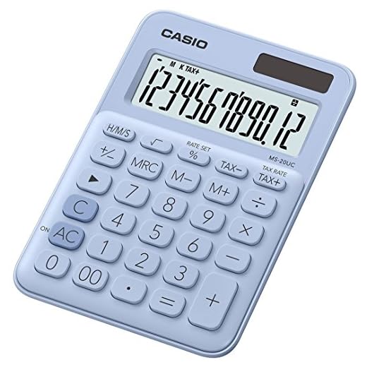 CASIO MS-20UC-LB Desktop Calculator