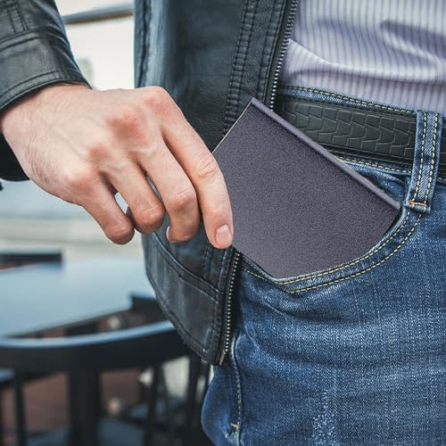 Image of Kraptick Metal Card Holder for Men and Women - RFID Blocking Aluminium Pop Up Card Organizer, Credit Cardholder, Card Case, Card Pouch (DMFP316)