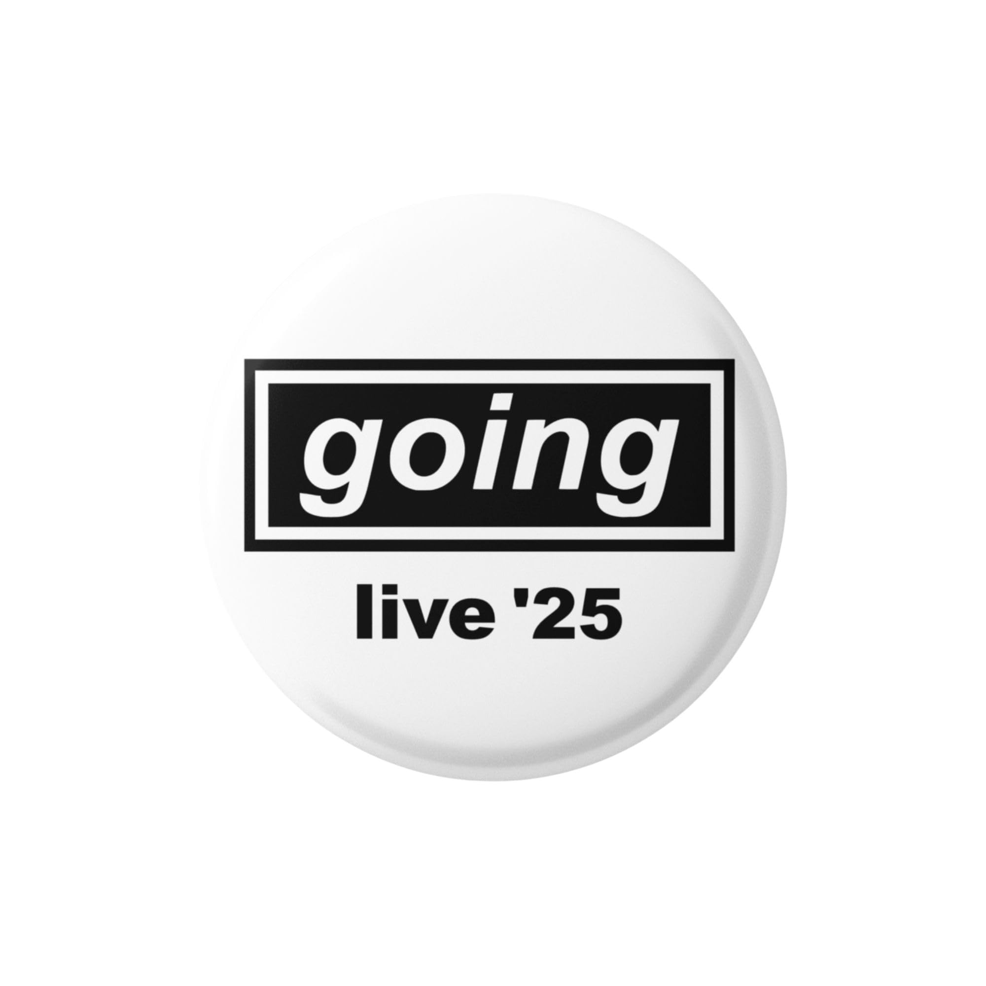 EMUWorksBritpop Gifts Pin Button Badge - 1 inch 25mm Glossy Print Pinback for Secure Fit | Indie Music & Band Gifts | Ideal for Fans, Concert Ticket Owners, Going'25 Collectors