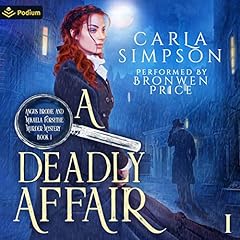 A Deadly Affair Audiolibro Por Carla Simpson arte de portada