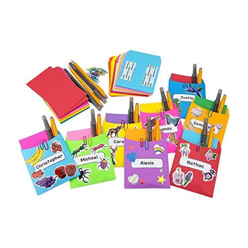 Bolsillos para tarjetas de biblioteca sobres sin pegamento para controlar prestamos de libros 4
