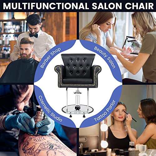 S-AFSTAR-Salon-Chair-Heavy-Duty-Hydraulic-Barber-Chair-Height-Adjustable-360-Rotation-PVC-Leather-Hair-Styling-Chair-Retro-Spa-Salon-Styling-Beauty-Equipment-for-Makeup-Tattoo-Chair