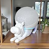 Suporte Alexa Echo DOT 4 E DOT 5 CACHORRO COM PREGUIÇA. Presente, decoração, som, stand de mesa Amazon, música, hobbie