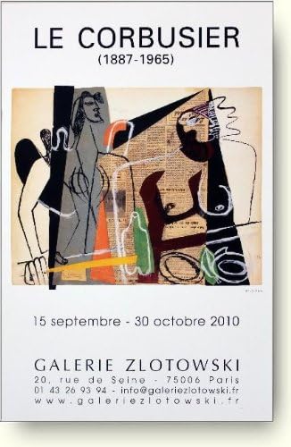 Amazon ル コルビジェ Galerie Zlotowski アートポスター ル コルビュジェ アートフレーム ポスター