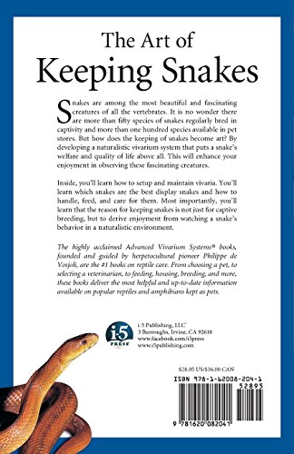 image for I5 Press The Art of Keeping Snakes: From the Experts at Advanced Vivar
