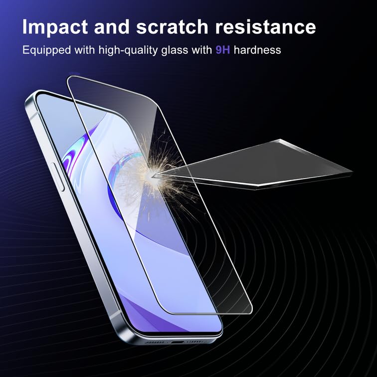 LIUZIHAN Realme Note 60 - Pellicola protettiva in vetro temperato trasparente HD, antigraffio, per Realme Note 60 (trasparente, confezione da 2