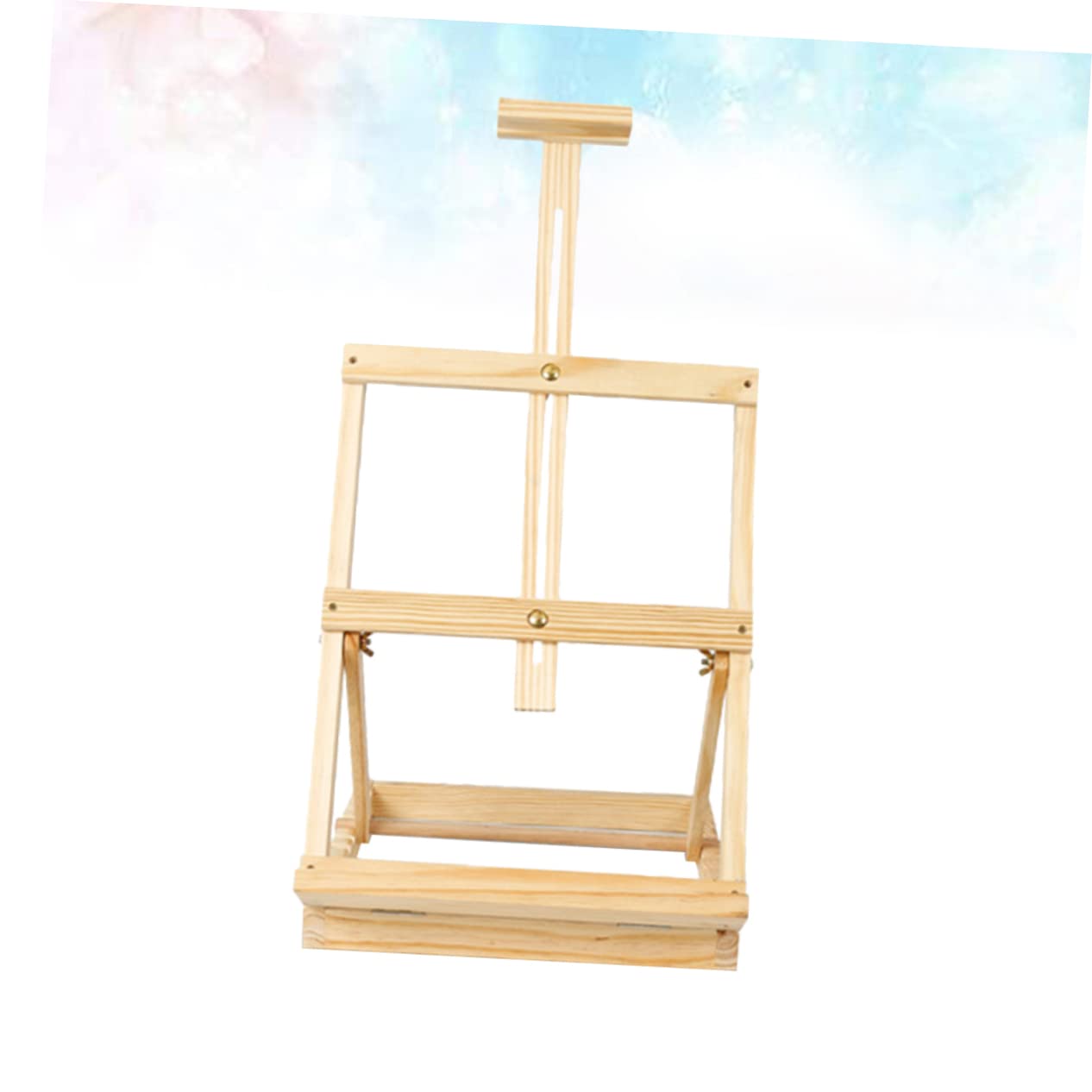 Ciieeo Caballete De Madera Pino Caballete Para Póster Marco Mesa Decoración Resistente