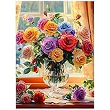 500 Piece Puzzles for Adults, Flower Jigsaw Puzzle 500 Piece for Adults Kids Seniors, Recycled Cardboard Large Piece Puzzle 500, Family Puzzles Great Gift for Mom Dad Family Friends 20.5 x 15 in