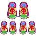 ZAKVOOR 6 Sets of Shoelace Threading Teaching Toys Learn to Tie Shoelaces Kindergarten Early Educational Rope Practice Bowknot Painting Puzzle Toys for Kids Toddlers