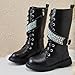 2025 Girls Ankle Boots Waterproof High Top Thick Leather Lace Up Boot Fashion Thick Soft Flat Outdoor Shoe