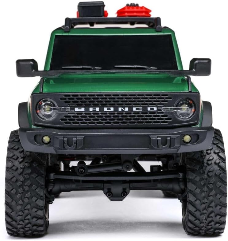Axial 1/24 SCX24 F Bronco 4X4 RTR Brushed Rock Crawler (Battery & Charger Included) - Remote Control Car, RC Cars, RC Rock Crawler 4WD RTR 1/24 Scale for Adult (Green (AXI00006V2T5))