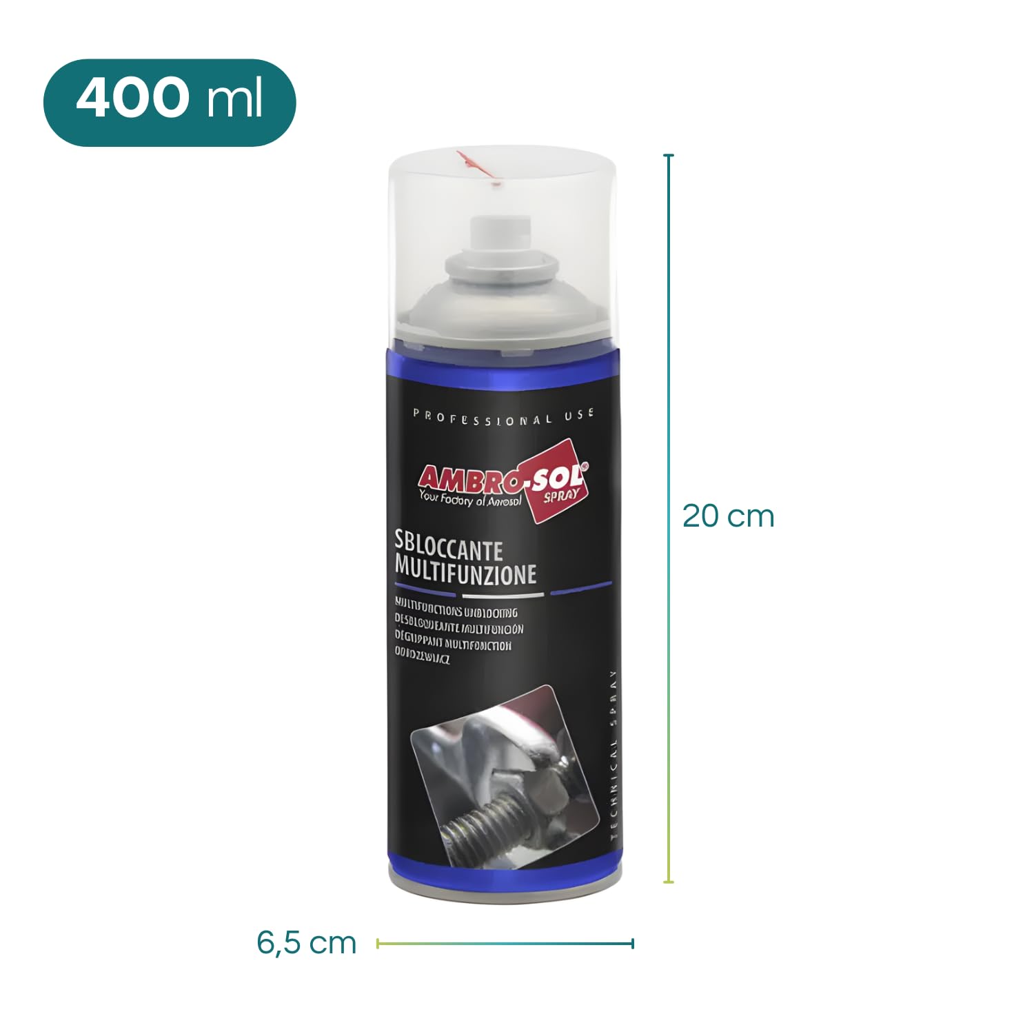 BOX 12pz SBLOCCANTE SVITOL MULTIFUNZIONE LUBRIFICANTE 400ML AMBROSOL