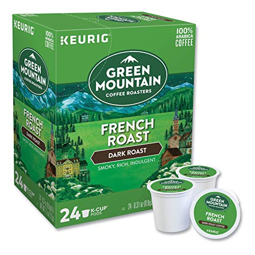Image of Green Mountain Coffee French Roast, K-Cup Portion Pack for Keurig K-Cup Brewers, 24-Count