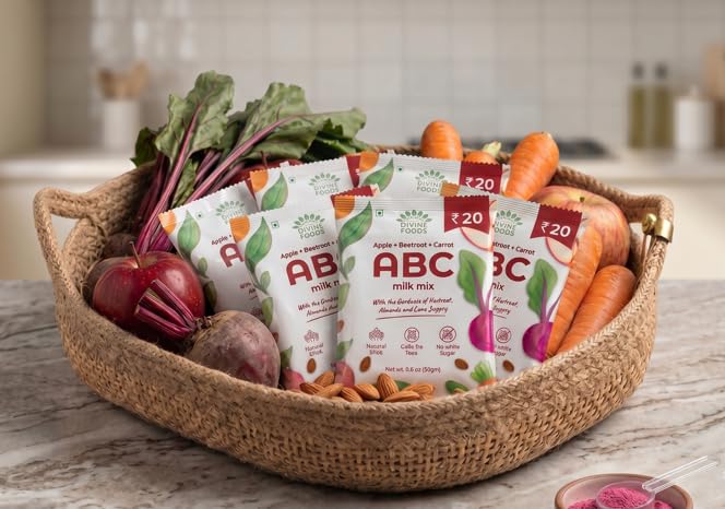 Image of Natural ABC Latte Milk Mix SACHETS, PACK OF 5, 16 Grams each