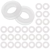 SUPVOX 100Pcs Round Silicone Earring Cushions - Soft, Non-Slip, Comfortable Clip On Earring Pads