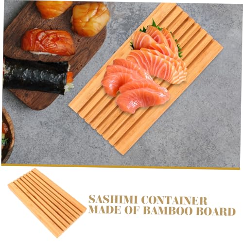 Plato para servir sushi y sashimi estilo japonés miniatura 6