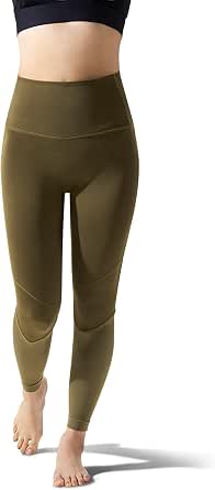 20-30 mmHg Compression Leggings Rise Pant 26" for Women - Yoga Gym Running Training