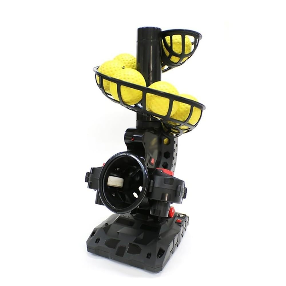 Automatische Baseball-Schlagmaschine, elektronische Pitching-Maschine mit einstellbaren Winkeln für Schlag- und Feldübungen