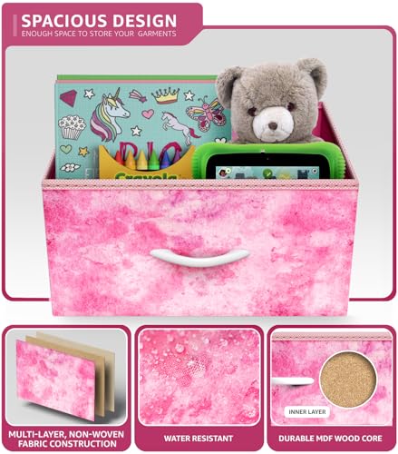 image for Sorbus Nightstand Storage Organizer Chest with 3 Drawers - Kids Girls,