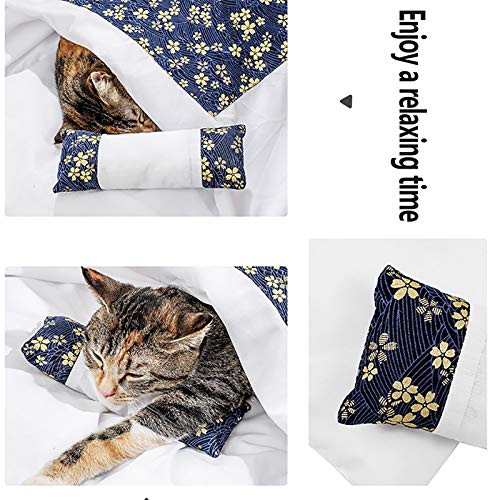 Sac de couchage chat avec coussin de couchage pour chatons et chiots - 4