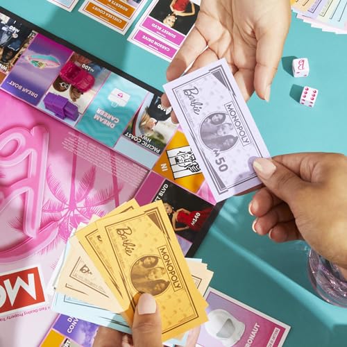 Monopoly: Barbie Edition juego de mesa miniatura 4