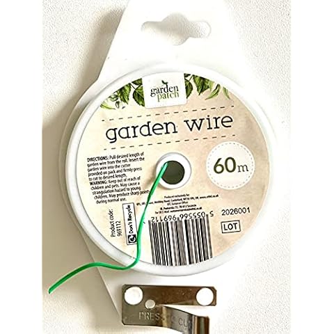 Garden wire 1.2 mm x100 m with metal cutter Cover