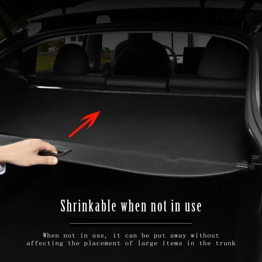per KIA NIRO 2016-2020, Accessori per Auto Interni Retrattile Bagagliaio Posteriore Bagagli Sicurezza Privacy Ombra Scudo Copertura Organizzatore