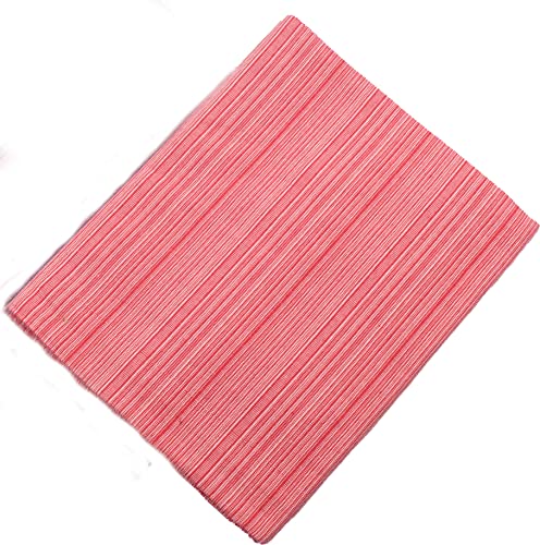 Image of THARUNSHA ELITE 100% Natural Pure Cotton All Weather Blanket /Solapur Bedsheet /Top Sheet /AC Comforter Elegant Design- Single Size 60 inches x 90 inches (Rose Pink)