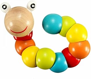 AL SAFWA Worm Game Wood Multicolor